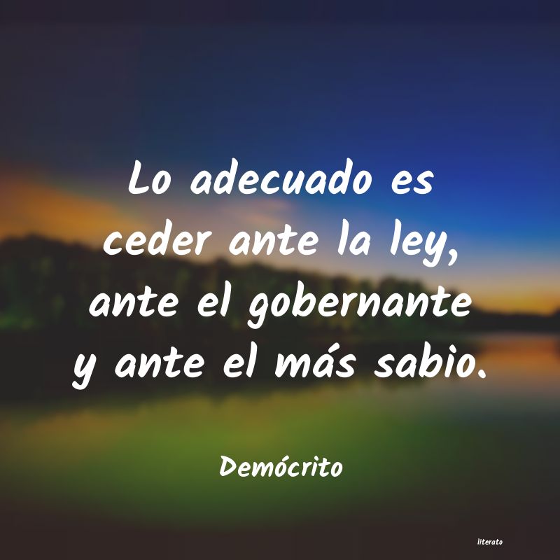 Frases de Demócrito