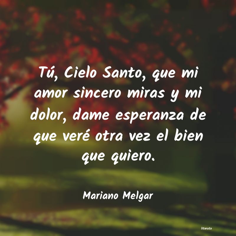 frases de Mariano Melgar