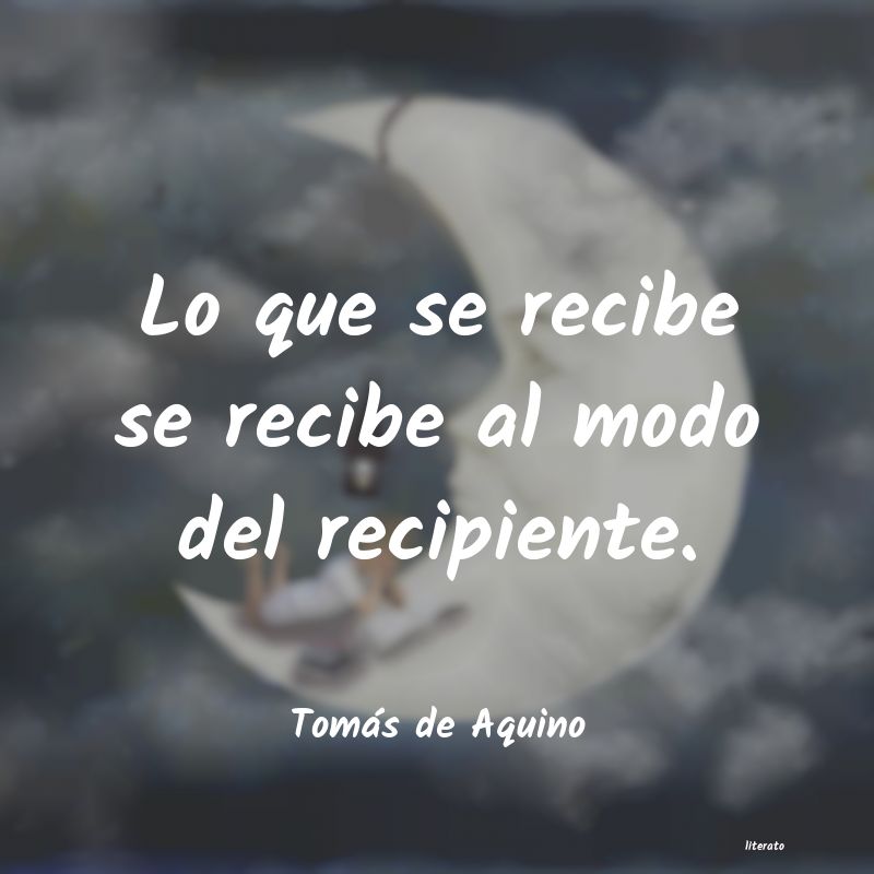 Frases de Tomás de Aquino