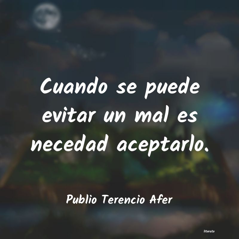 Frases de Publio Terencio Afer