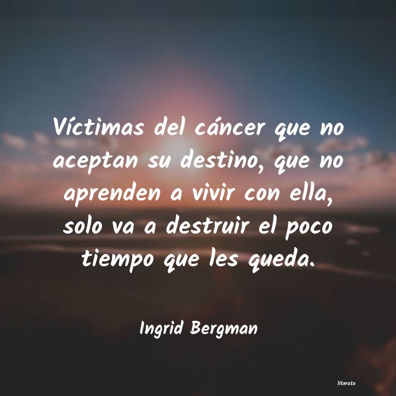 frases de Ingrid Bergman