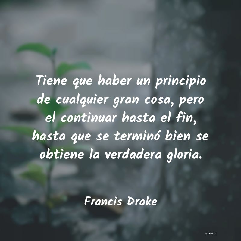 frases de Francis Drake