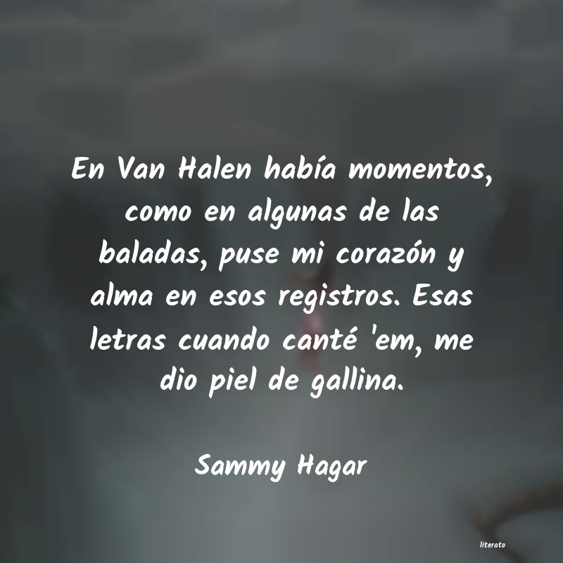 Frases de Sammy Hagar