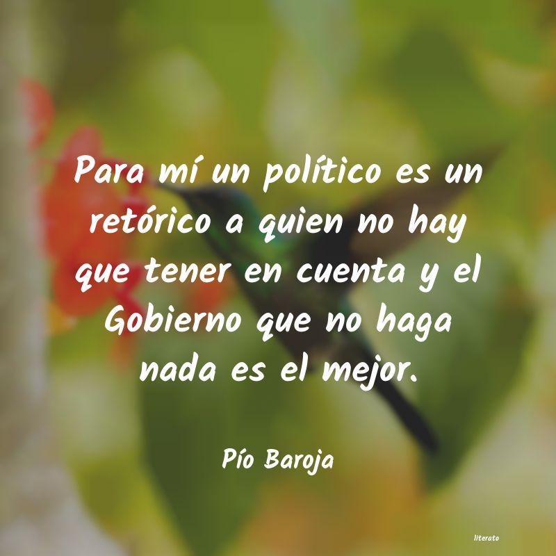 frases de PÃo Baroja