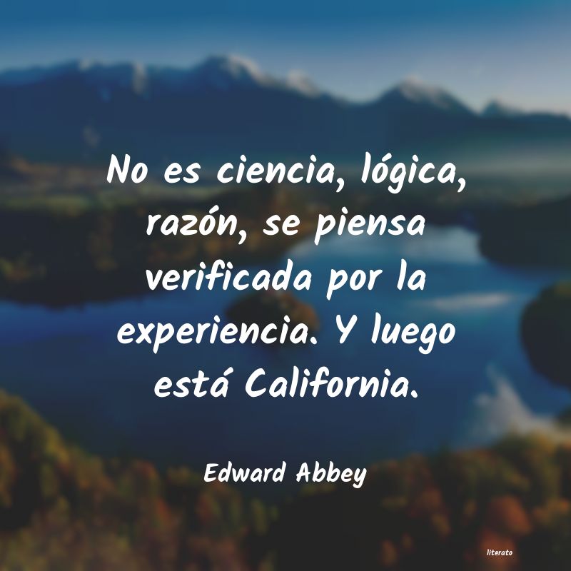 frases de Edward Abbey