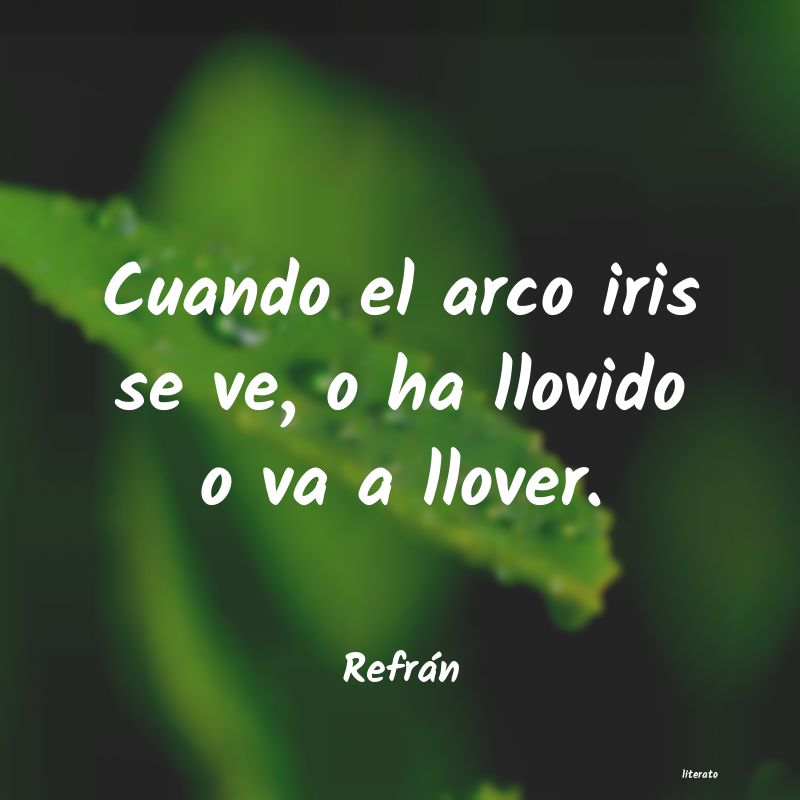 Frases de Refrán