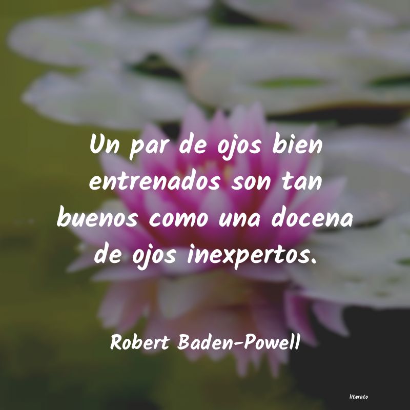 frases de Robert Baden-Powell