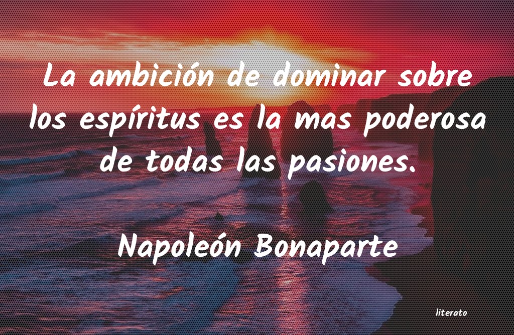 frases de Napoleón Bonaparte