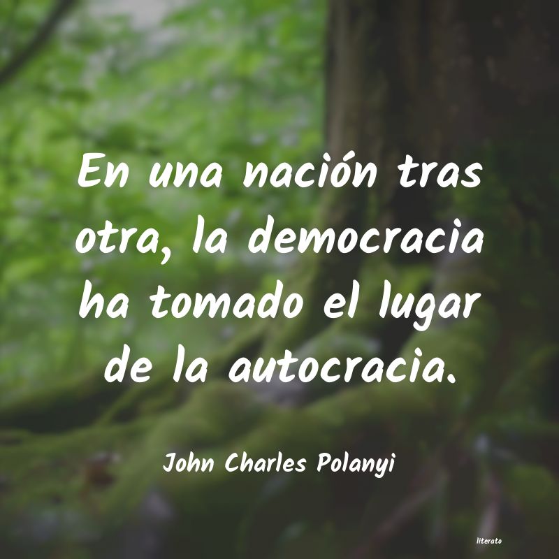 Frases de John Charles Polanyi