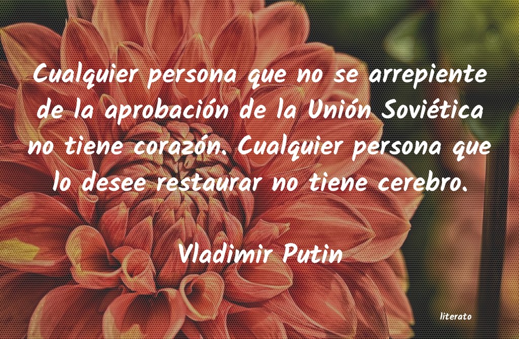 frases de Vladimir Putin