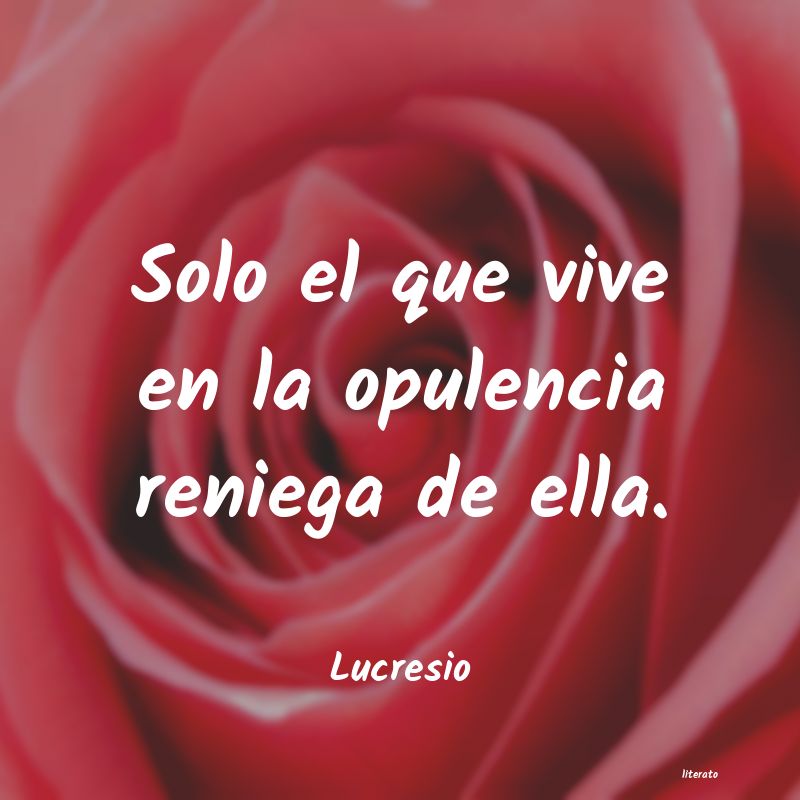 frases de Lucresio