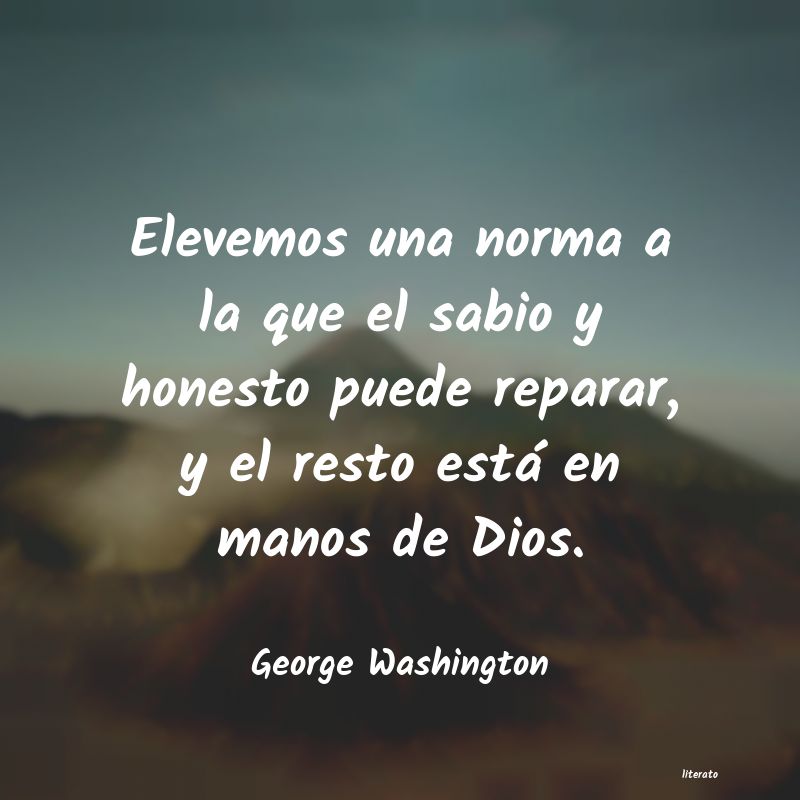 frases de George Washington