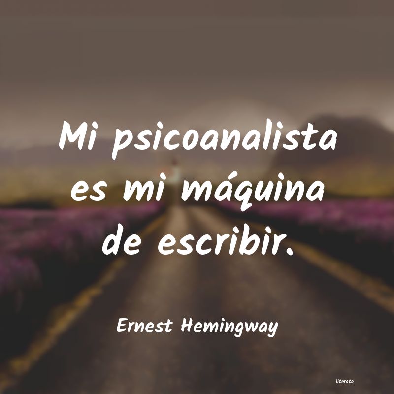 frases de Ernest Hemingway
