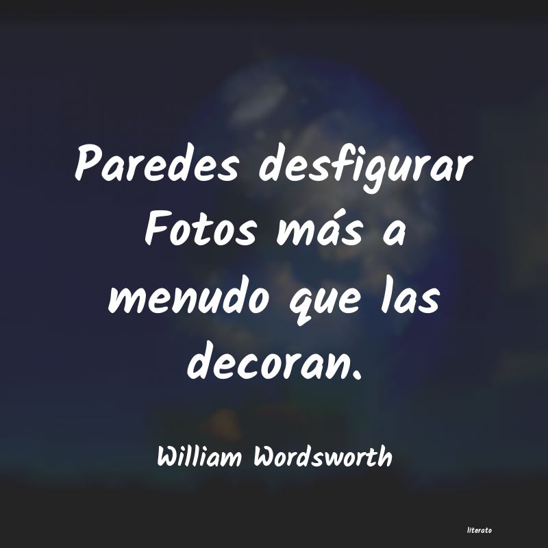 frases de William Wordsworth
