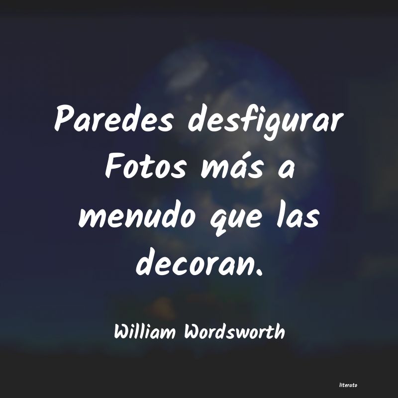 Frases de William Wordsworth