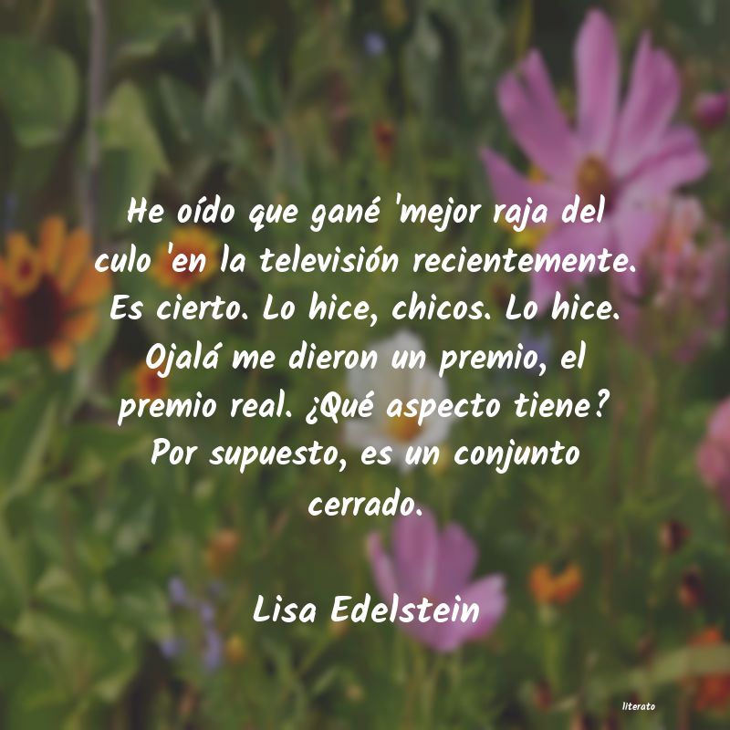 frases de Lisa Edelstein