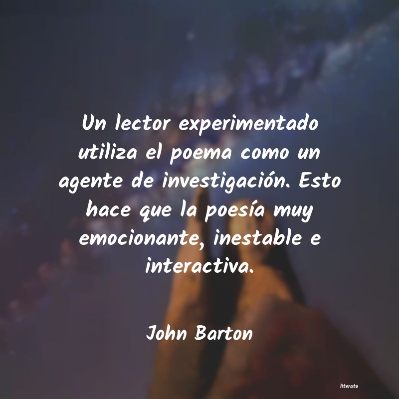 frases de John Barton