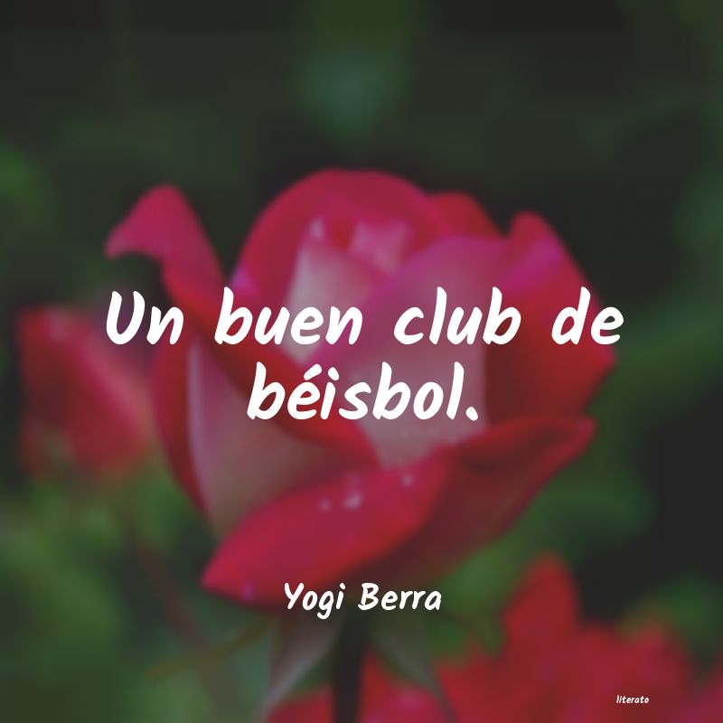frases de Yogi Berra