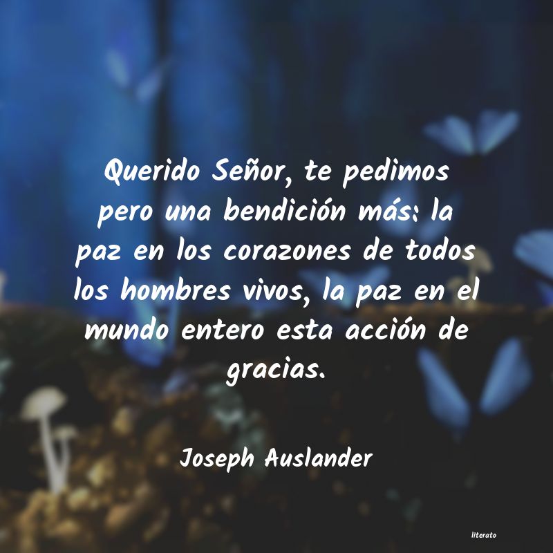 Frases de Joseph Auslander