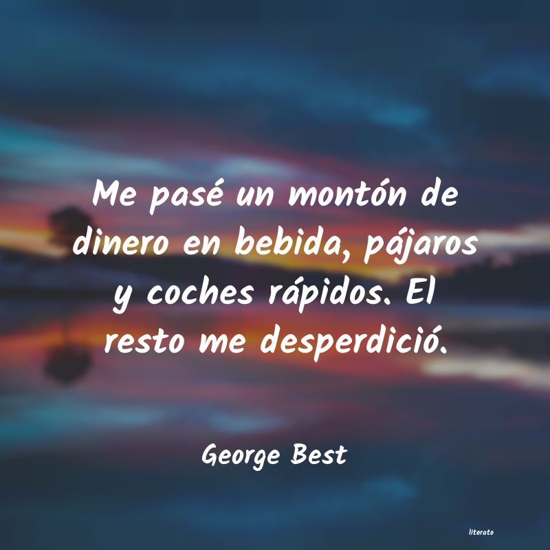 Frases de George Best