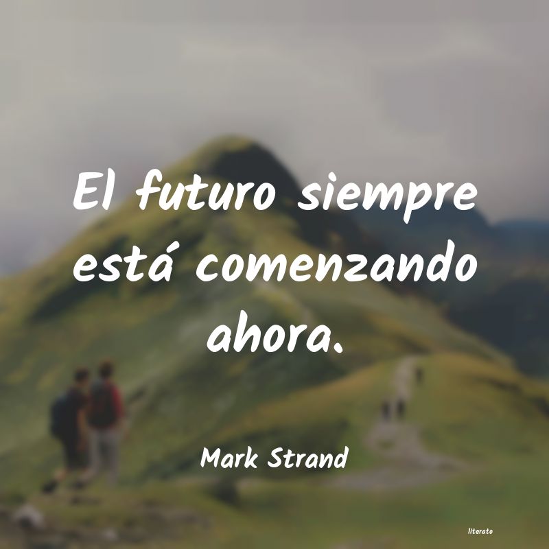 Frases de Mark Strand