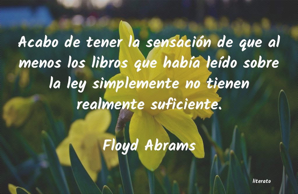 Frases de Floyd Abrams