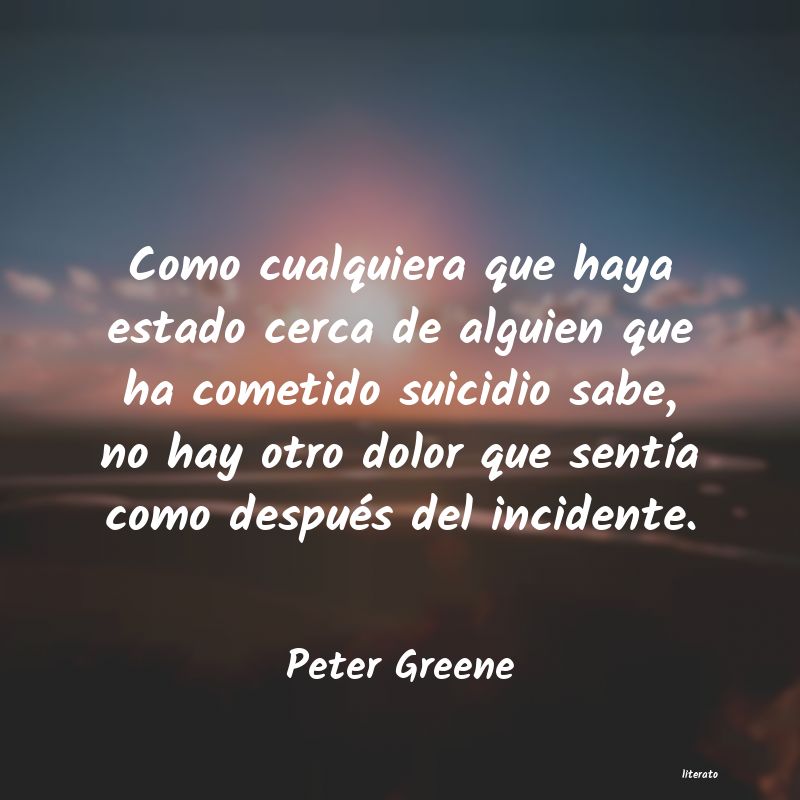 Frases de Peter Greene