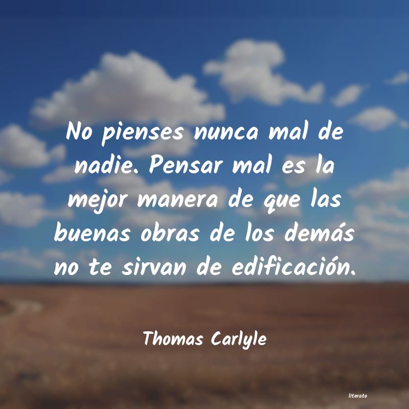 Frases de Thomas Carlyle