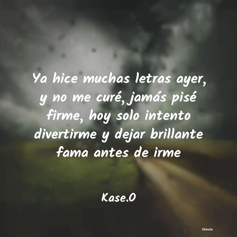 frases de Kase.O