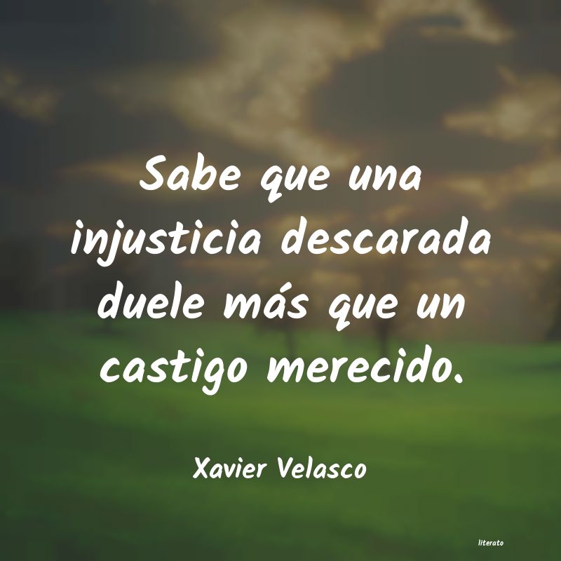 Frases de Xavier Velasco