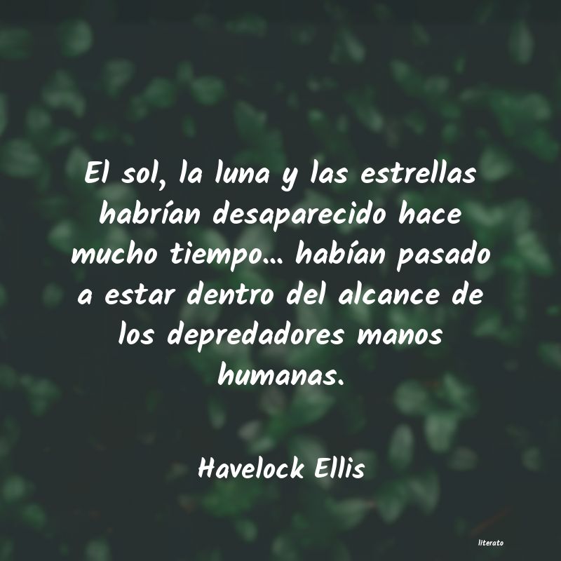 frases de Havelock Ellis