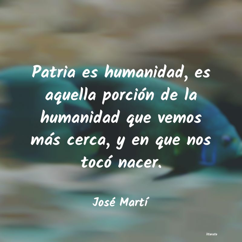 Frases de José Martí