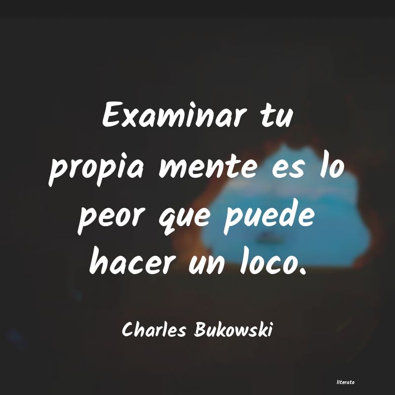 Frases de Charles Bukowski