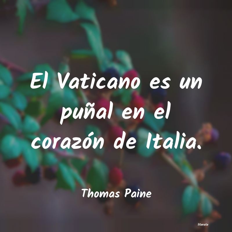 Frases de Thomas Paine