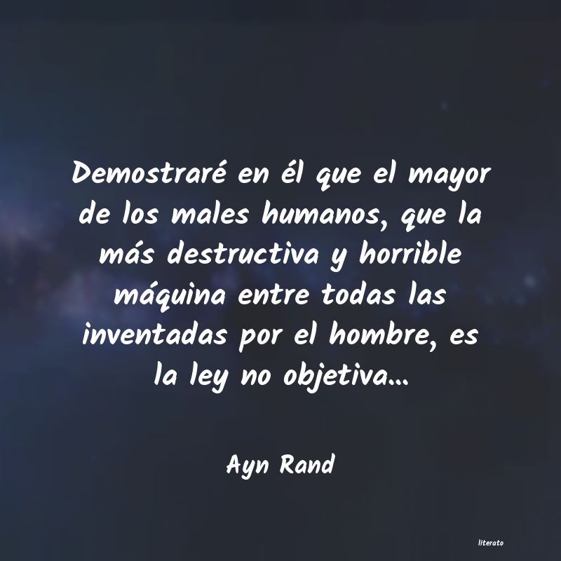 frases de Ayn Rand