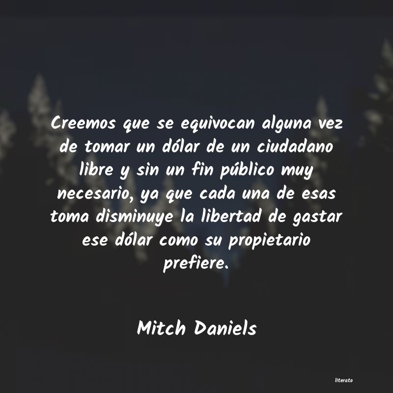 Frases de Mitch Daniels