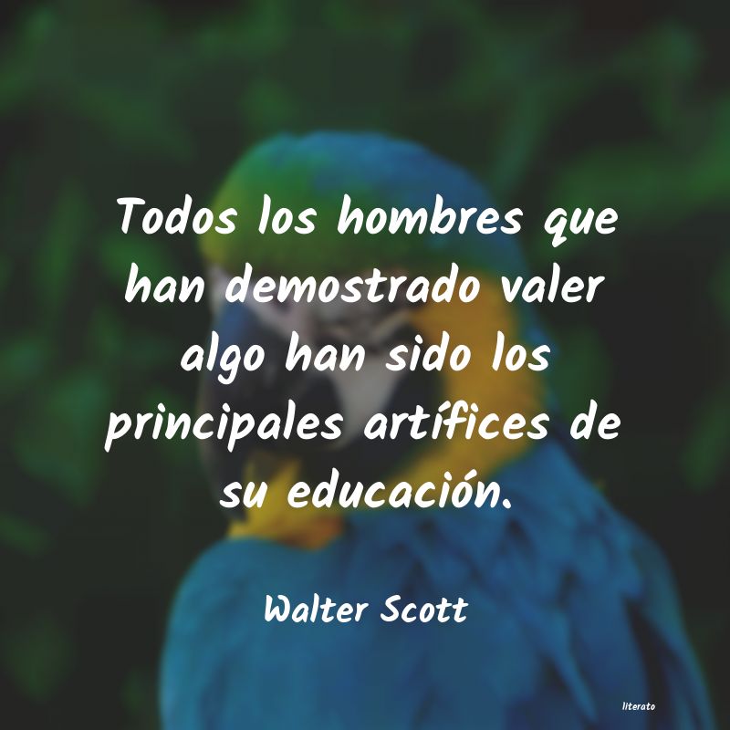 Frases de Walter Scott