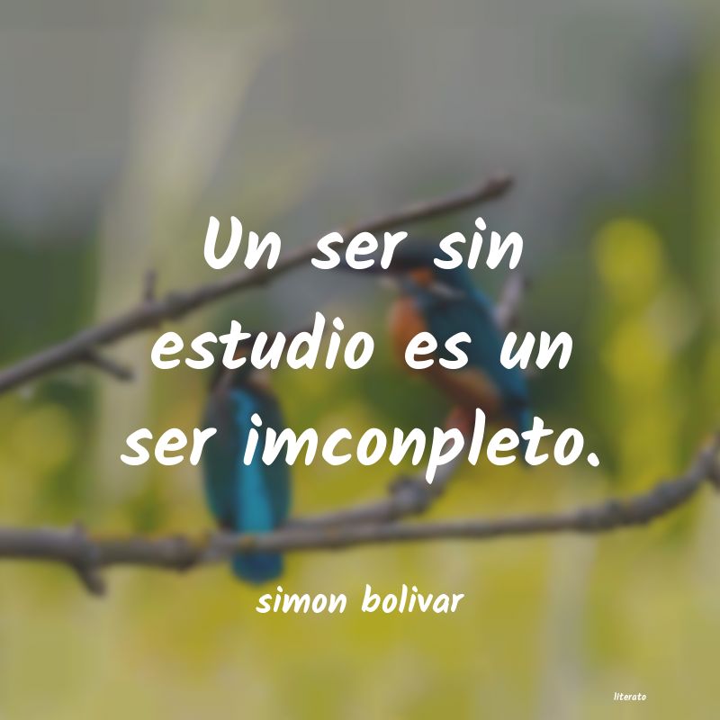 Frases de simon bolivar