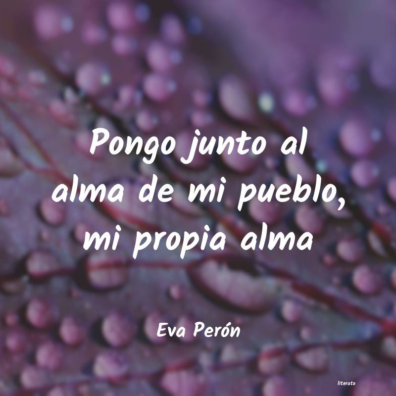 frases de Eva Perón