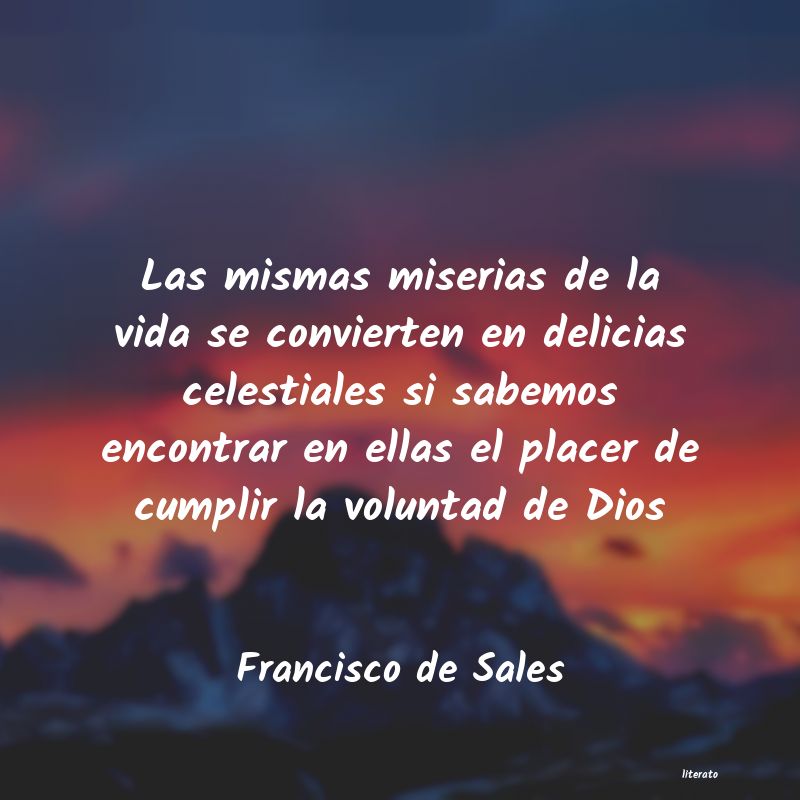 Frases de Francisco de Sales