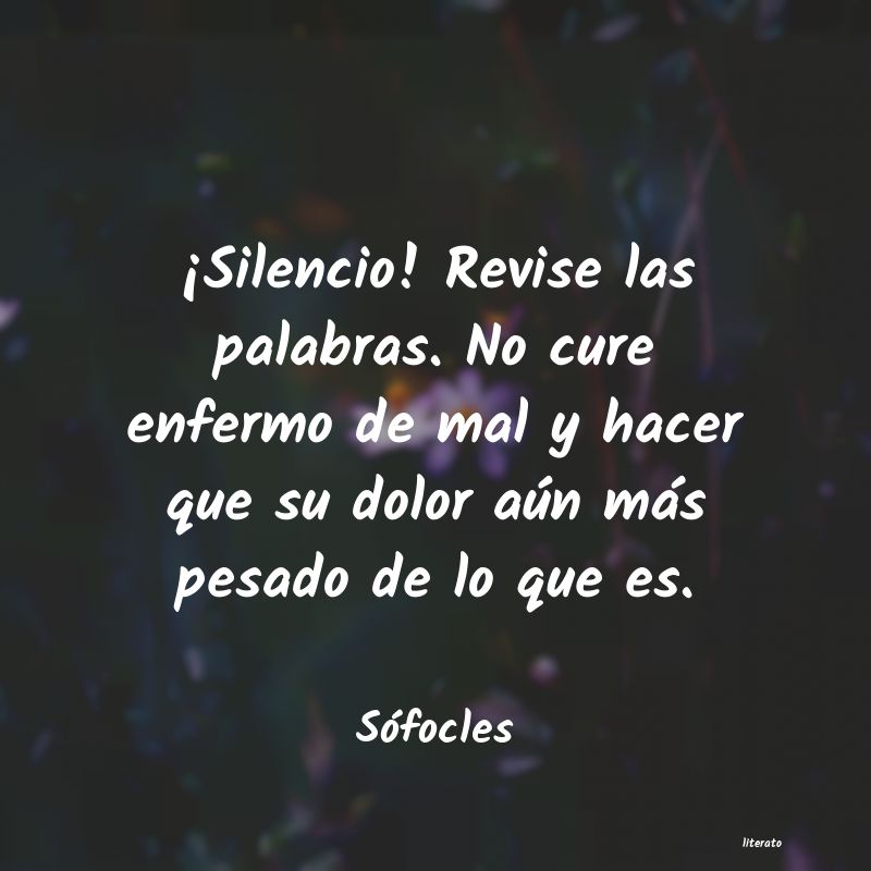 Frases de Sófocles