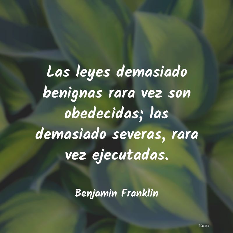 Frases de Benjamin Franklin