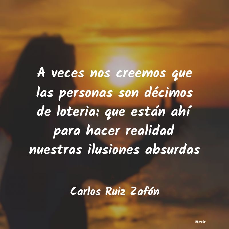 frases de Carlos Ruiz Zafón