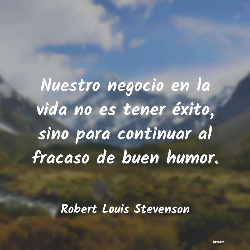 Frases de Robert Louis Stevenson