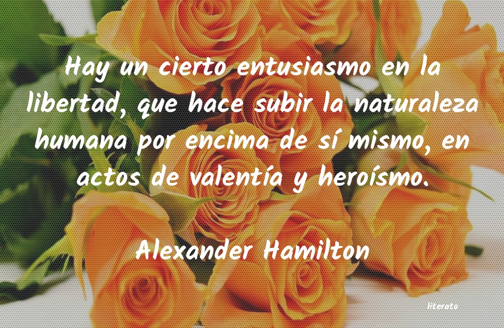 Frases de Alexander Hamilton