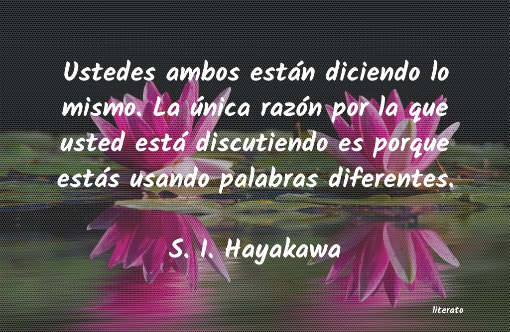 Frases de S. I. Hayakawa