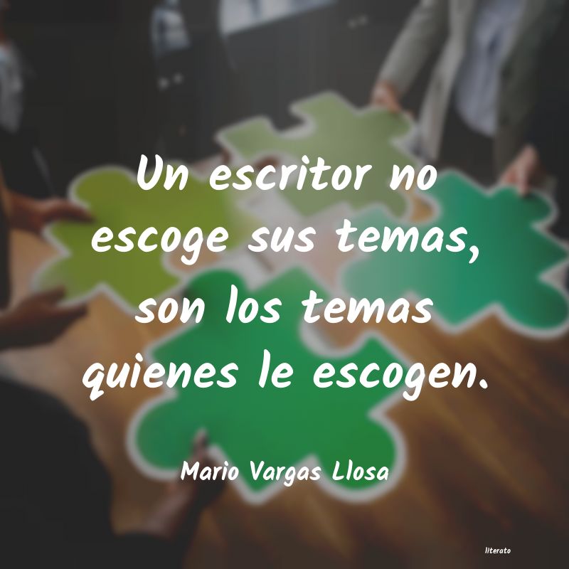 Frases de Mario Vargas Llosa