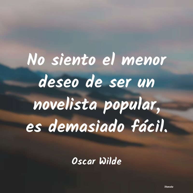 Frases de Oscar Wilde