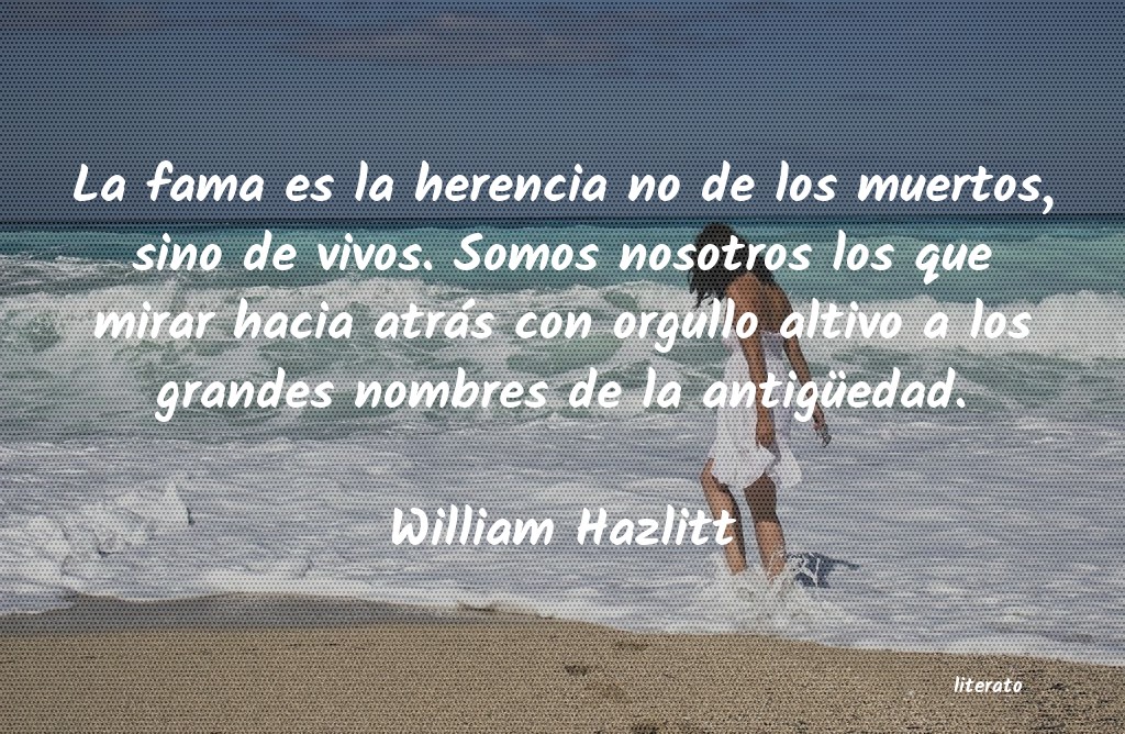 Frases de William Hazlitt