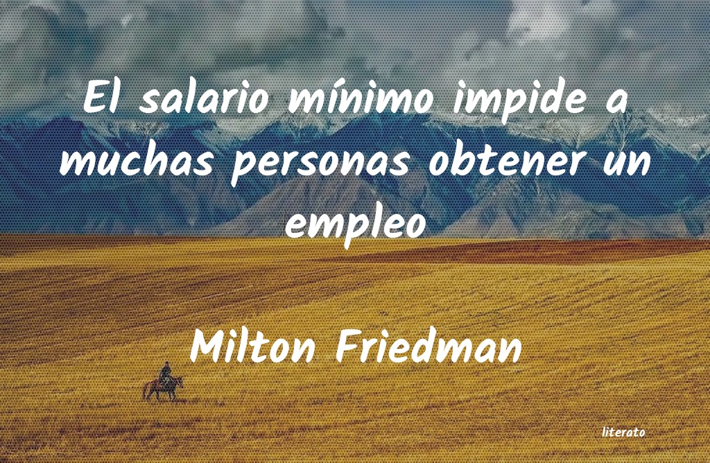 frases de Milton Friedman